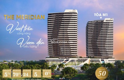 Bán CC tại The Meridian, Quy Mỹ, Hòa Cường Nam, Hải Châu, Đà Nẵng, 75 triệu/m2